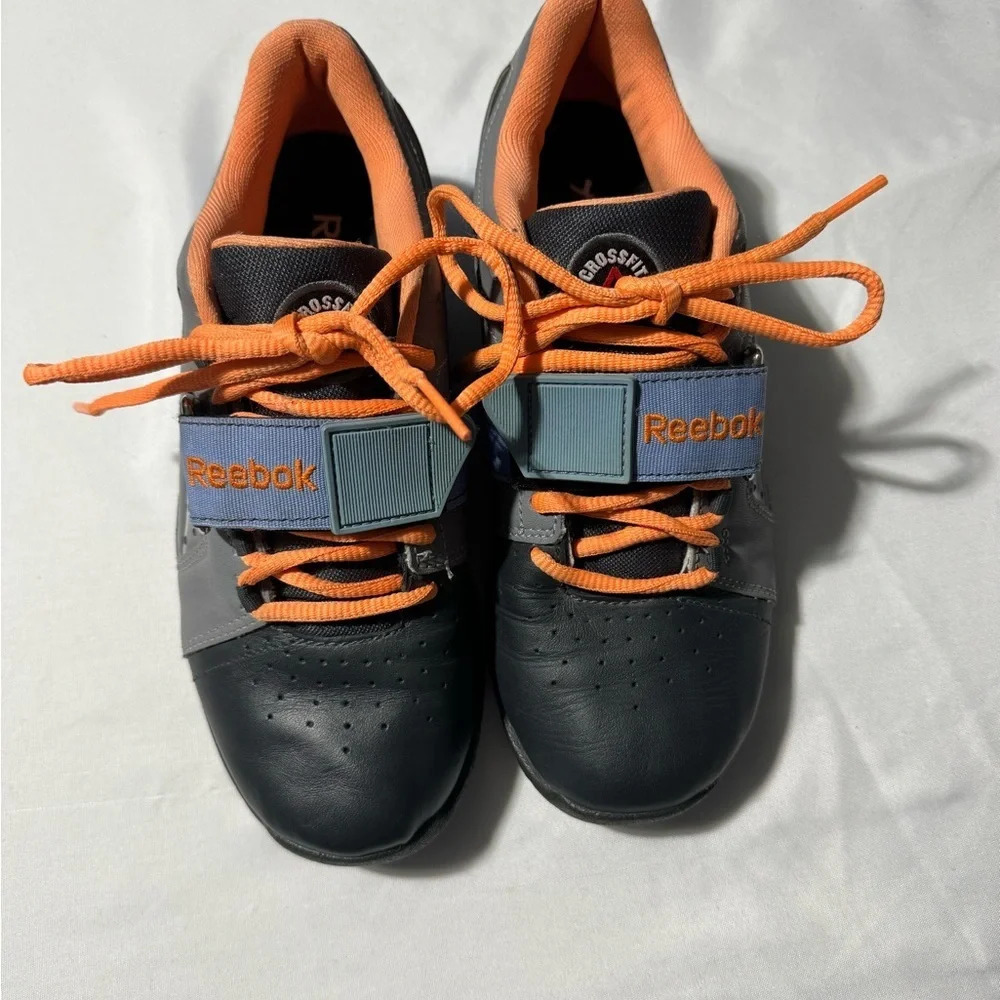 Reebok CrossFit U-Form Trainers Grey/Blue/Orange Size 6.5